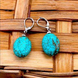 Turquoise drop earrings
